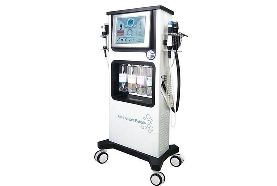 Oxygene CO2 Bubble Facial Skin Care Machine Tri Polar Radio Frequency RF Hydro Facial Skin Tone Brighte Beauty Device