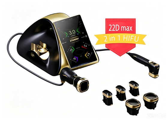 Desktop 22D HIFU Liposonic Machine 2026 New Facial Lifting Skin Tightening Body Slimming Beauty Machine for Salon