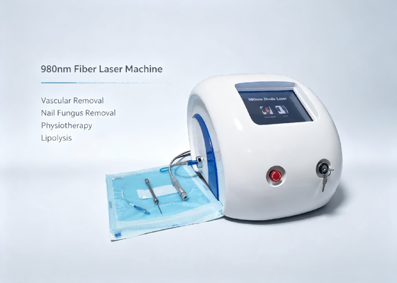 980nm 4 in 1 Diode Laser Machine Vascular Removal Nail Fungus Treatment Physiotherapy Lipolysis Beauty Equipment