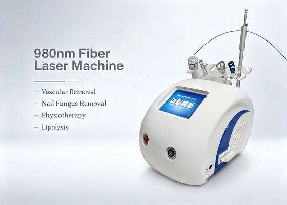 980nm 4 en 1 máquina láser de diodo de extracción vascular de uñas tratamiento de hongos fisioterapia lipólisis equipo de belleza
